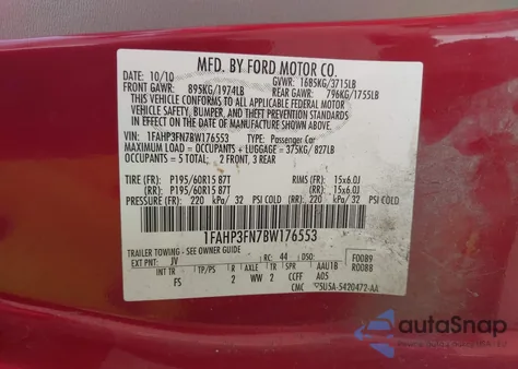2011 Ford Focus Se from USA, damaged, VIN 1FAHP3FN7BW176553